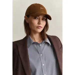 Women's velvet baseball cap Gant image-2