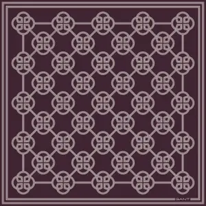Silk Monogram Print Scarf for Women Gant image-1