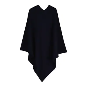 Women's Cable Knit Wool Poncho Gant image-0