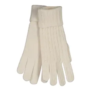Women's Cable Knit Wool Gloves Gant