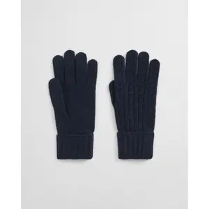 Women's Cable Knit Wool Gloves Gant image-1