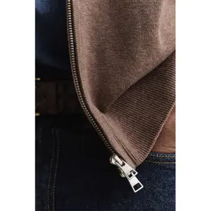Zip-Up Cotton Knit Cardigan Gant image-3