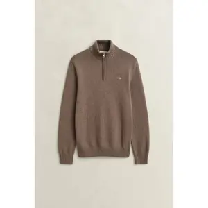 Half-zip cotton knit jumper Gant image-1
