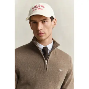 Half-zip cotton knit jumper Gant image-2