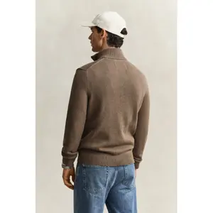 Half-zip cotton knit jumper Gant image-5