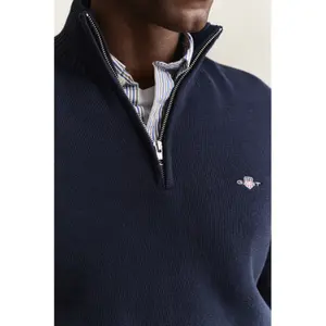 Half-zip cotton knit jumper Gant image-3