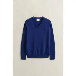 Cotton V-neck top Gant Classic image-1