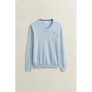 Cotton V-neck top Gant Classic image-1