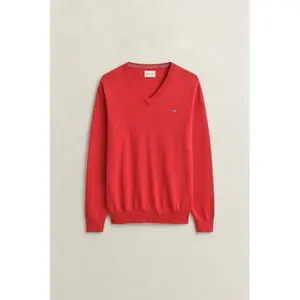 Cotton V-neck top Gant Classic image-1