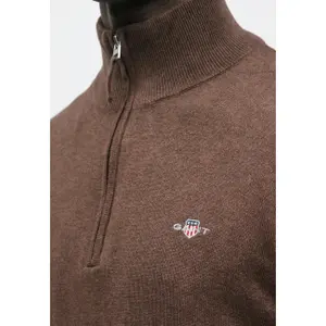 Cotton half-zip top Gant Classic image-5