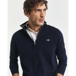 Halb-Zip Baumwollpullover Gant Classic image-4