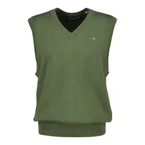 Sleeveless V-Neck Sweater Gant Classic image-0