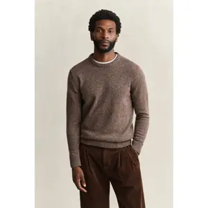 Round Neck Sweater in Wool Blend Gant image-2