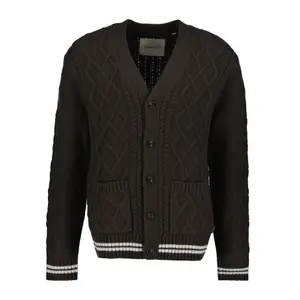 Mixed Wool Cable Knit Cardigan Gant image-0