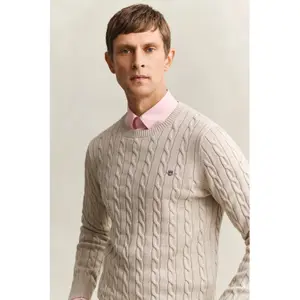 Twisted knit jumper Gant Classic image-2