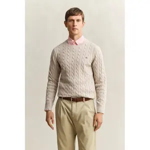 Twisted knit jumper Gant Classic image-4