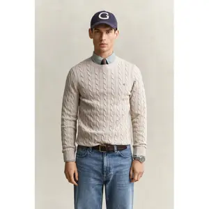 Twisted knit jumper Gant Classic image-4
