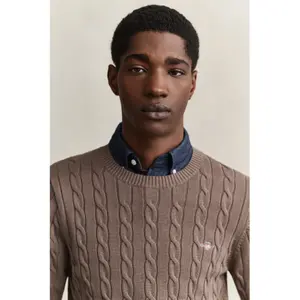 Twisted knit jumper Gant Classic image-2