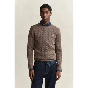 Twisted knit jumper Gant Classic image-4
