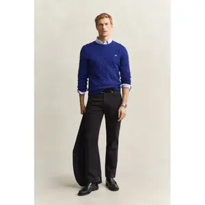 Twisted knit jumper Gant Classic image-3