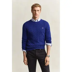 Twisted knit jumper Gant Classic image-4