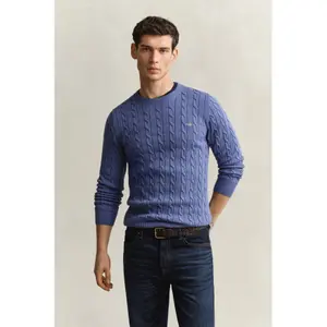 Twisted knit jumper Gant Classic image-4