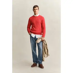 Twisted knit jumper Gant Classic image-3