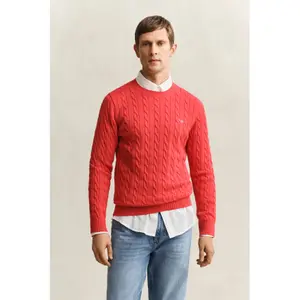 Twisted knit jumper Gant Classic image-4