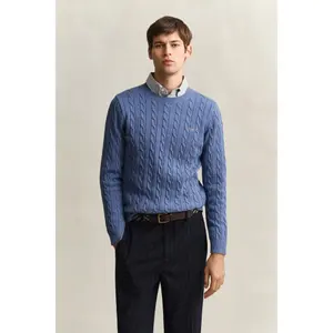 Twisted knit jumper Gant Classic image-4