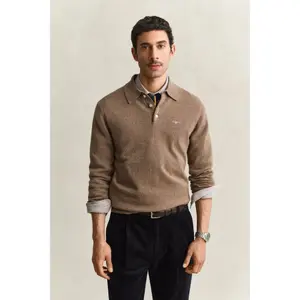 Long Sleeve Polo Gant Superfine image-2
