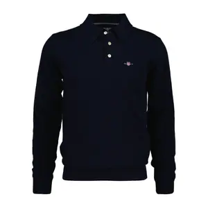 Long Sleeve Polo Gant Superfine image-0