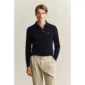 Long Sleeve Polo Gant Superfine image-2