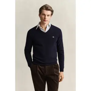 V-Neck Wool Sweater Gant image-2
