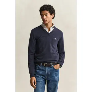V-Ausschnitt Pullover aus Wolle Gant image-2