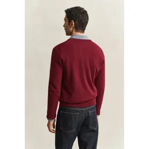 V-Neck Wool Sweater Gant image-3