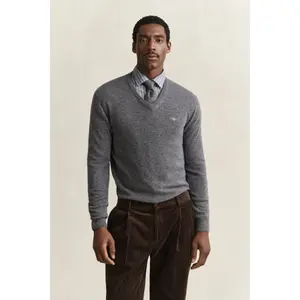 V-Neck Wool Sweater Gant image-2