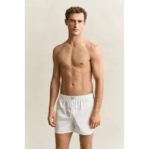 Woven Cotton Boxer Shorts Gant (x2) image-2