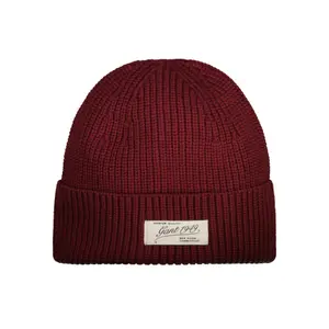 Ribbed Beanie with Logo Gant image-0