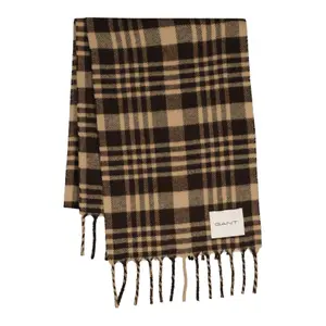 Checkered Wool Scarf Gant image-0
