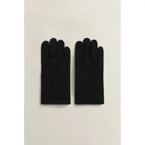 Leren handschoenen gevoerd met kasjmier Gant image-1