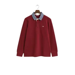 Långärmad polotröja Gant Reg Chambray Heavy image-0