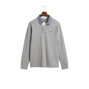 Långärmad polotröja Gant Reg Chambray Heavy image-1