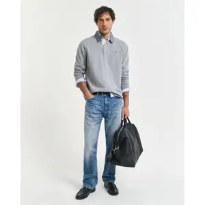 Långärmad polotröja Gant Reg Chambray Heavy image-2