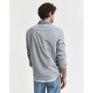 Långärmad polotröja Gant Reg Chambray Heavy image-4