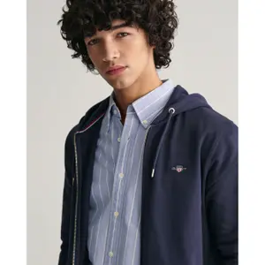 Sudadera con capucha y cremallera regular Gant Shield image-4