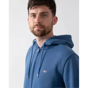 Sweatshirt à capuche full zip Gant Shield image-3