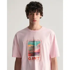 T-shirt Gant Washed Graphic image-4