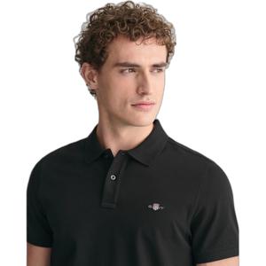 Piqué cotton polo Gant Shield image-4
