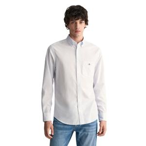 Camicia da banchiere in popeline classico Gant image-1