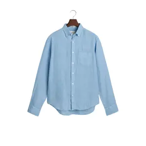 Lniana koszula z długim rękawem Gant Garment-Dyed image-0